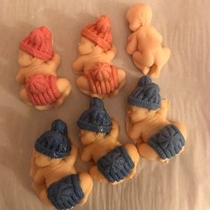 Natural soap babies.Qty 12. Baby Powder scented.